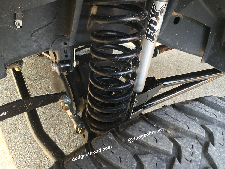 No more coil spring bowing thanks to adjustable upper and lower arms with proper geometry!