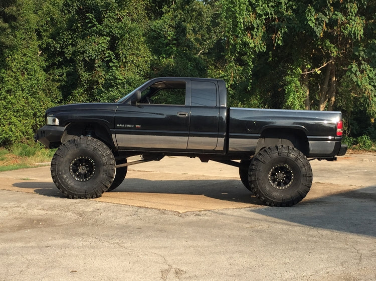 7 inch front lift, 6 inch rear